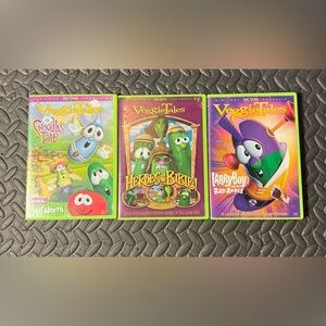 Veggie Tales Set of 3 DVD Movies